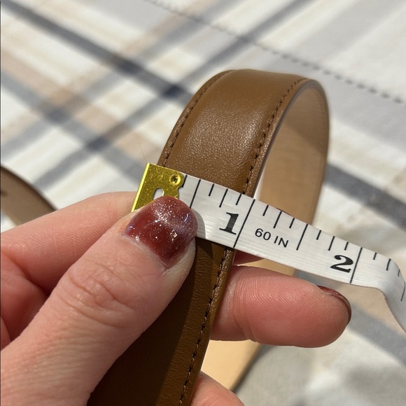 Versace Brown Leather Belt with Gold Medusa Buckle - Picture 6 of 8